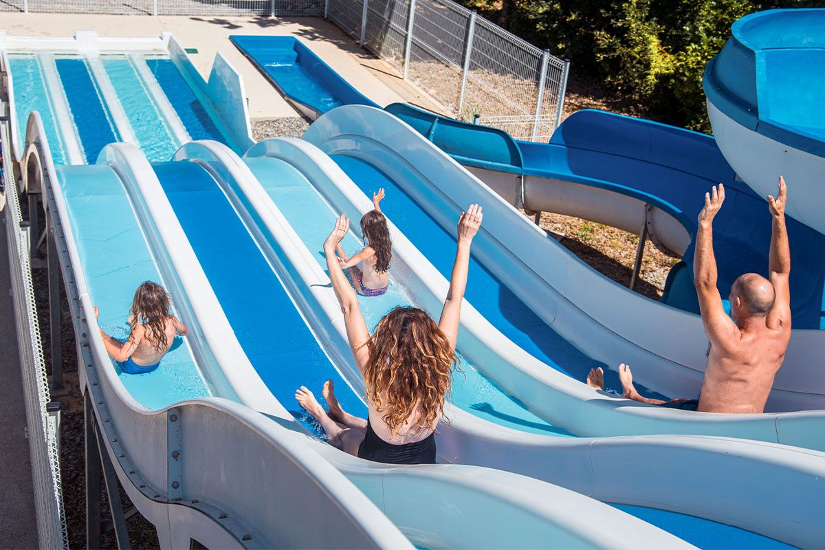 piscine chauffee camping haute provence